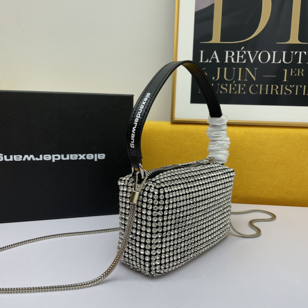 A*lexander W*ang Top Bag 18*8*10cm