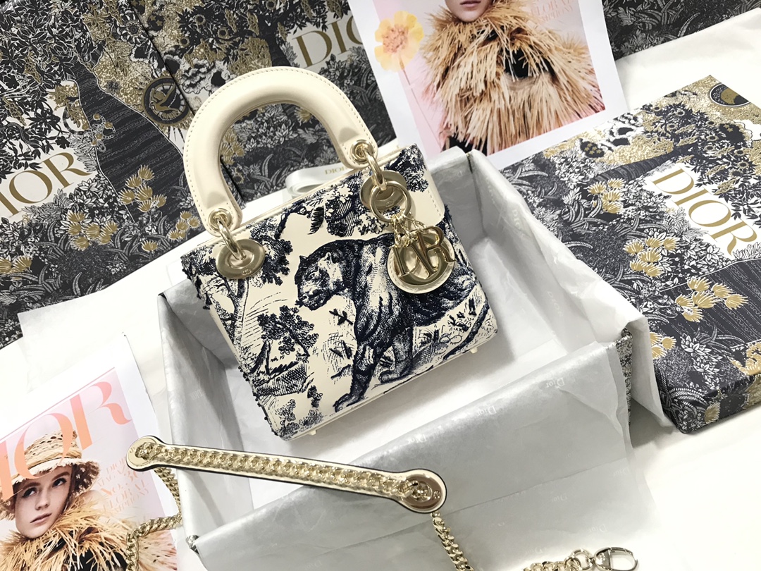 D*ior Top Bag 17*15*7cm