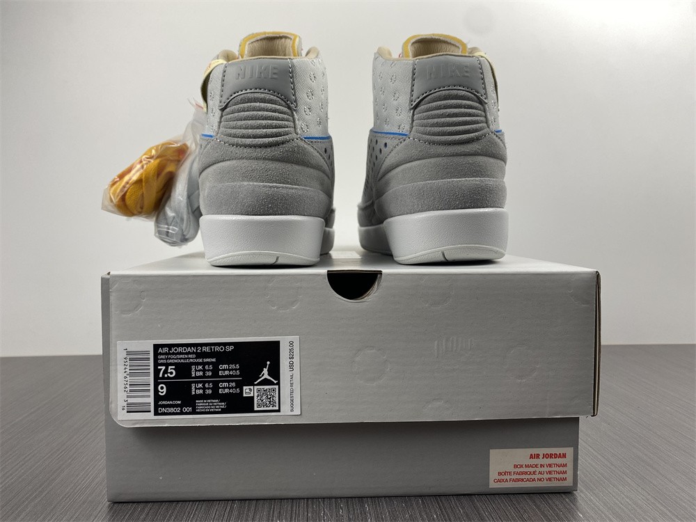 Union x Air Jordan 2 “Grey Fog” DN3802-001
