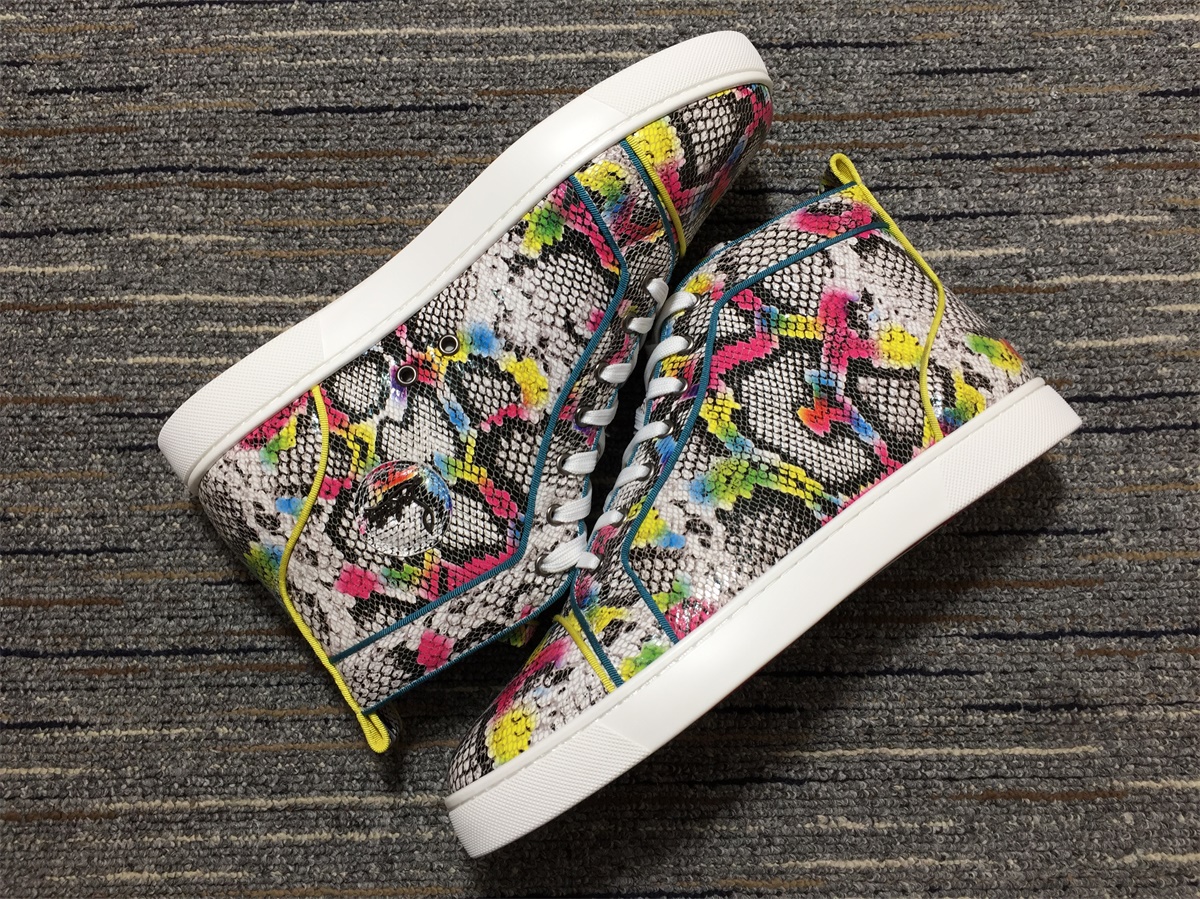 C*ristian L*uboutin Python Sneaker