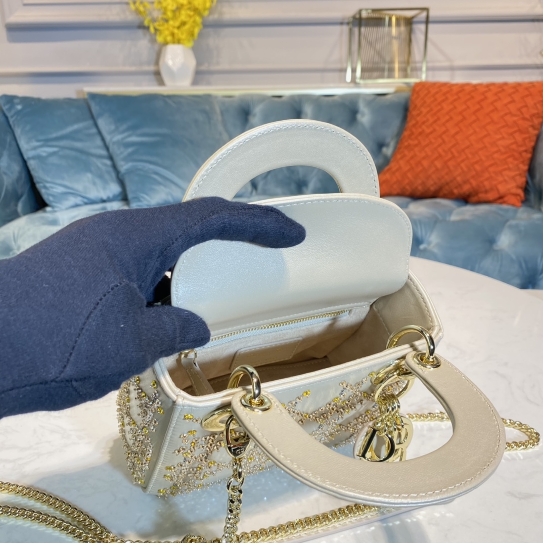 D*ior Bag Top Quality 17*7*14CM