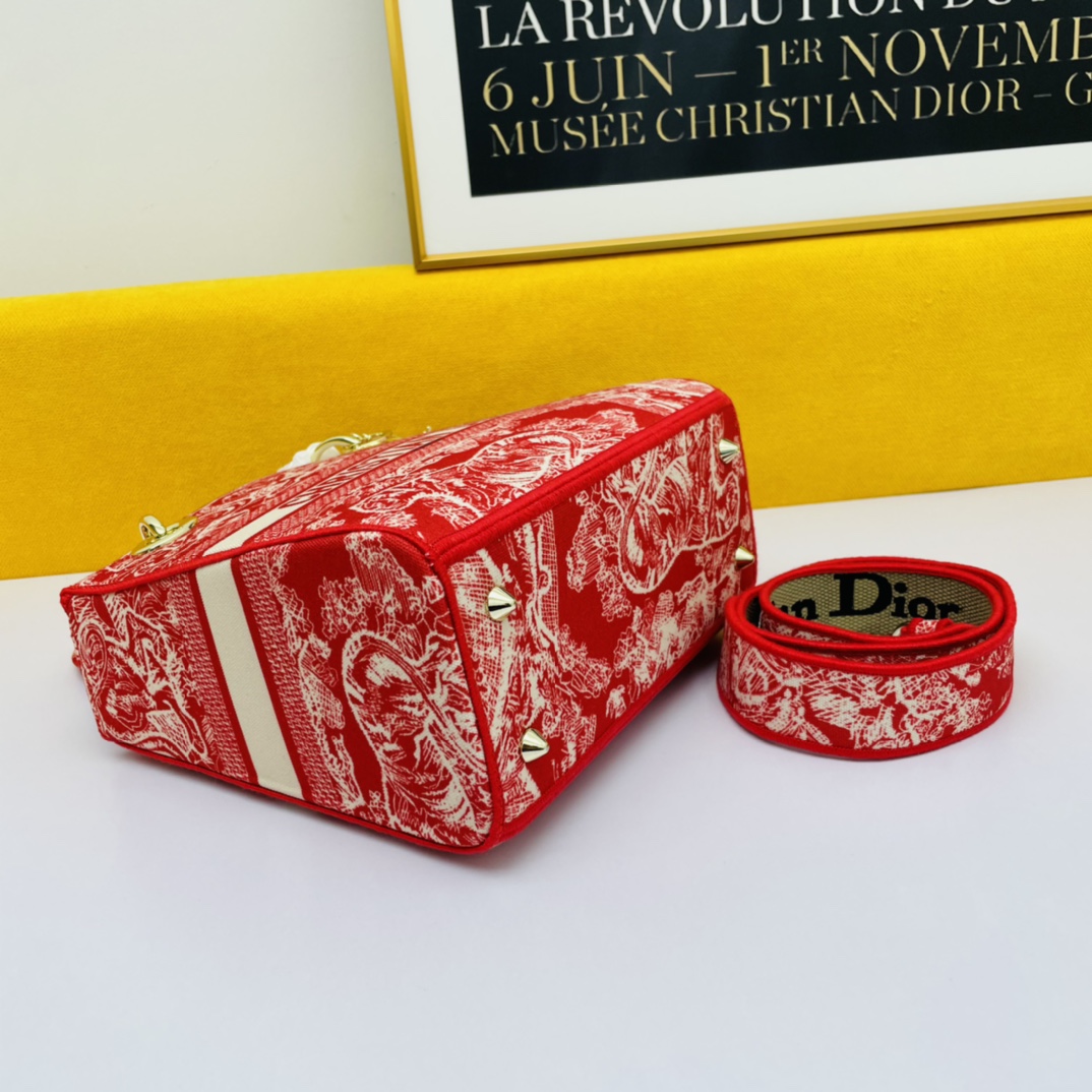 D*ior Top Bag 24*20*11cm