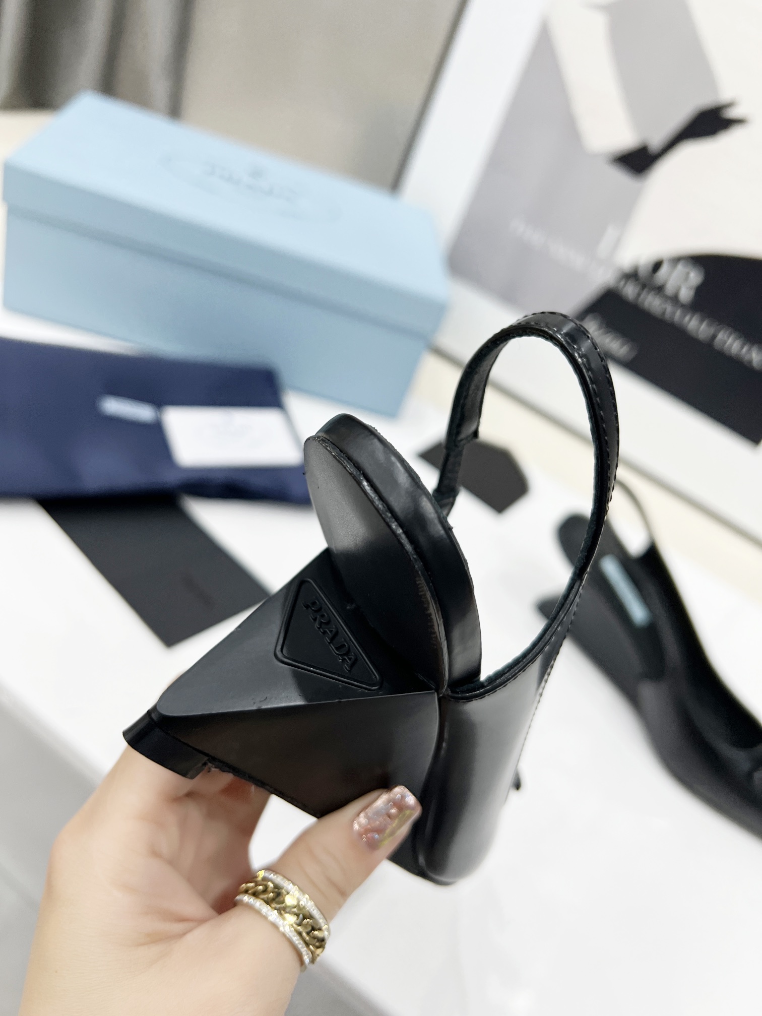 Women P*rada Top Sandals