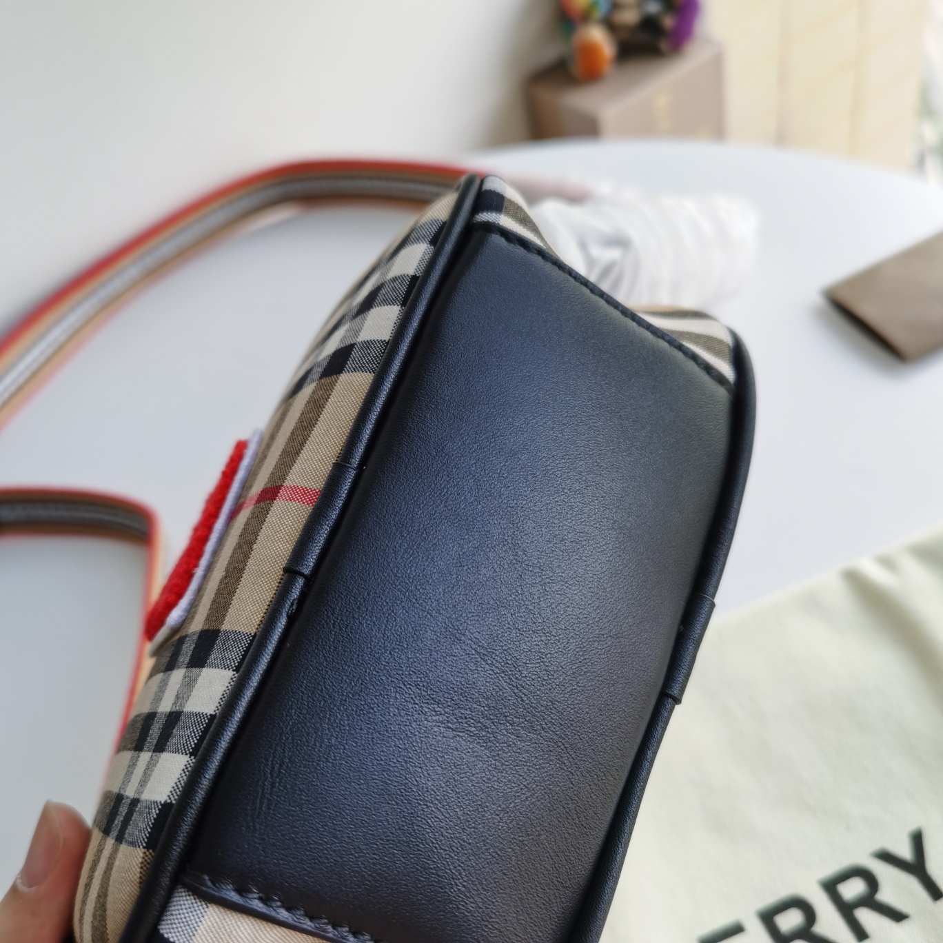 B*urberry Bag Top Quality 17*14*7cm