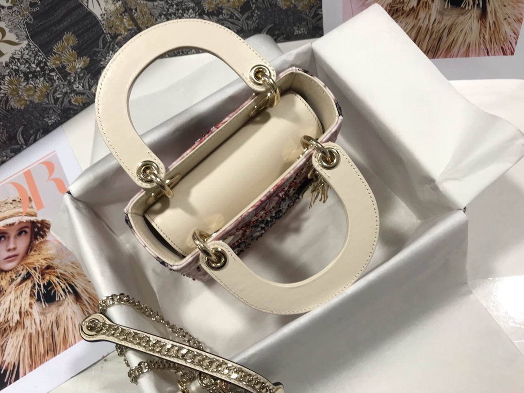 D*ior Top Bag 17*15*7cm