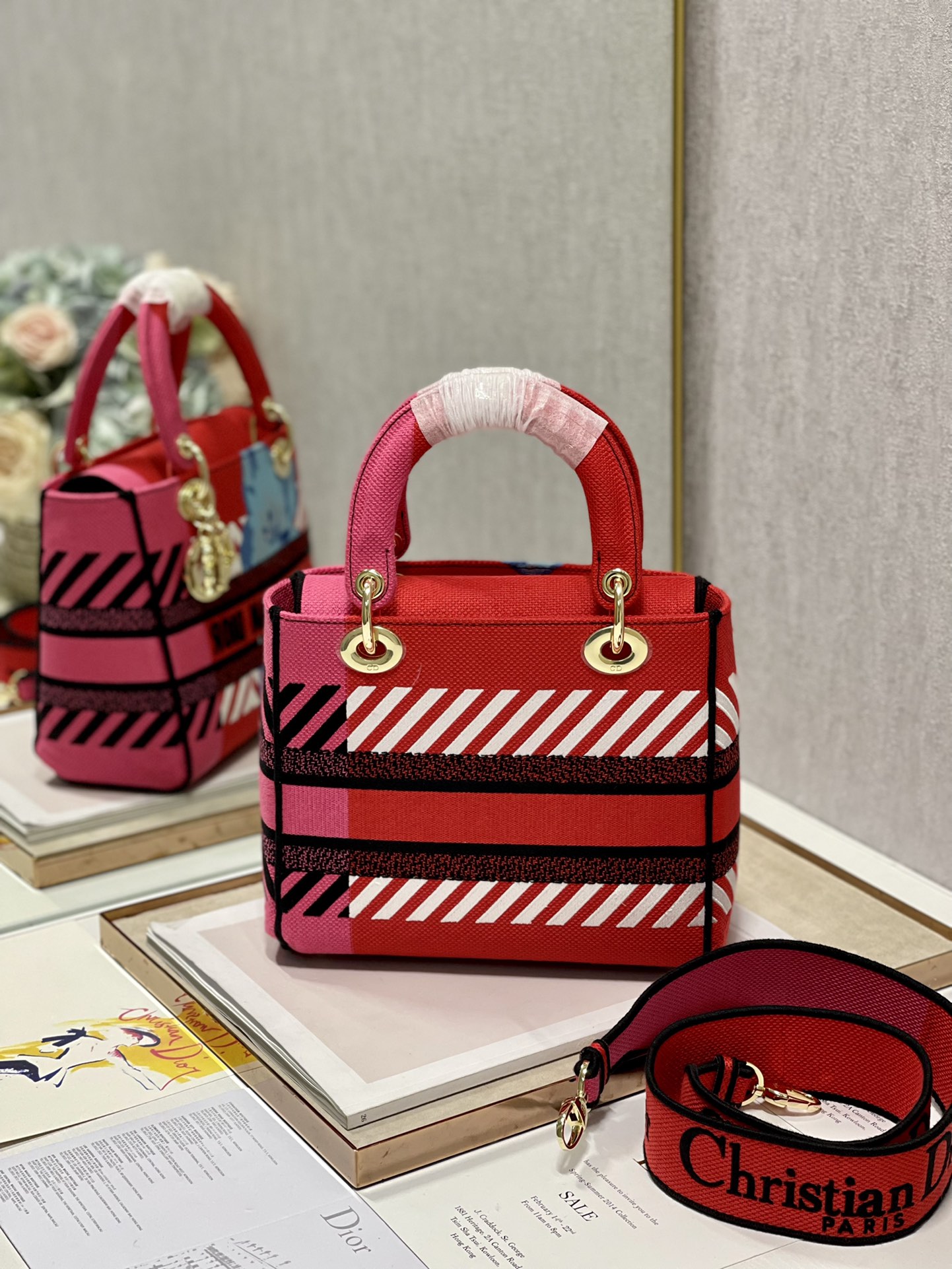 D*ior Bag Top Quality 24*20*11CM