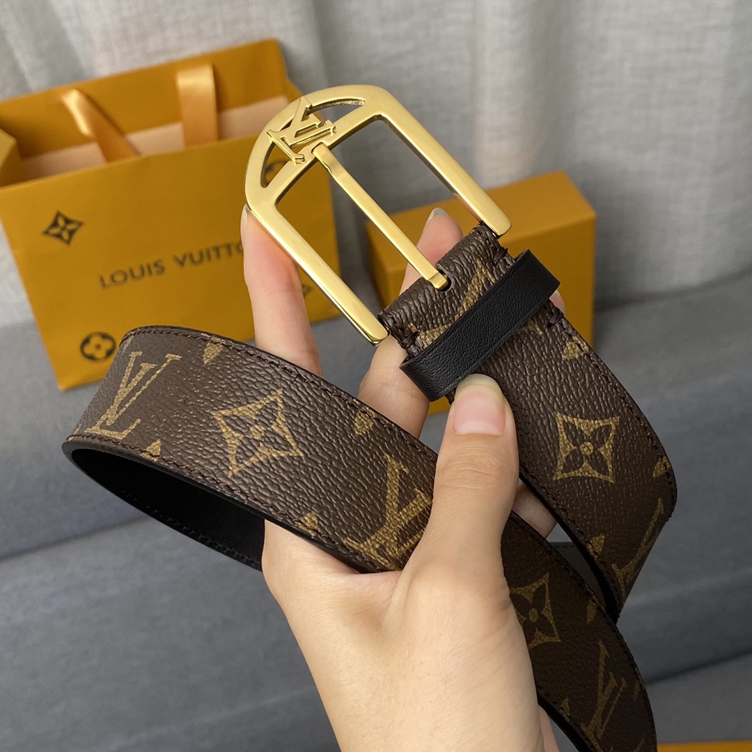 L*ouis V*uitton Belts Top Version 3.5cm