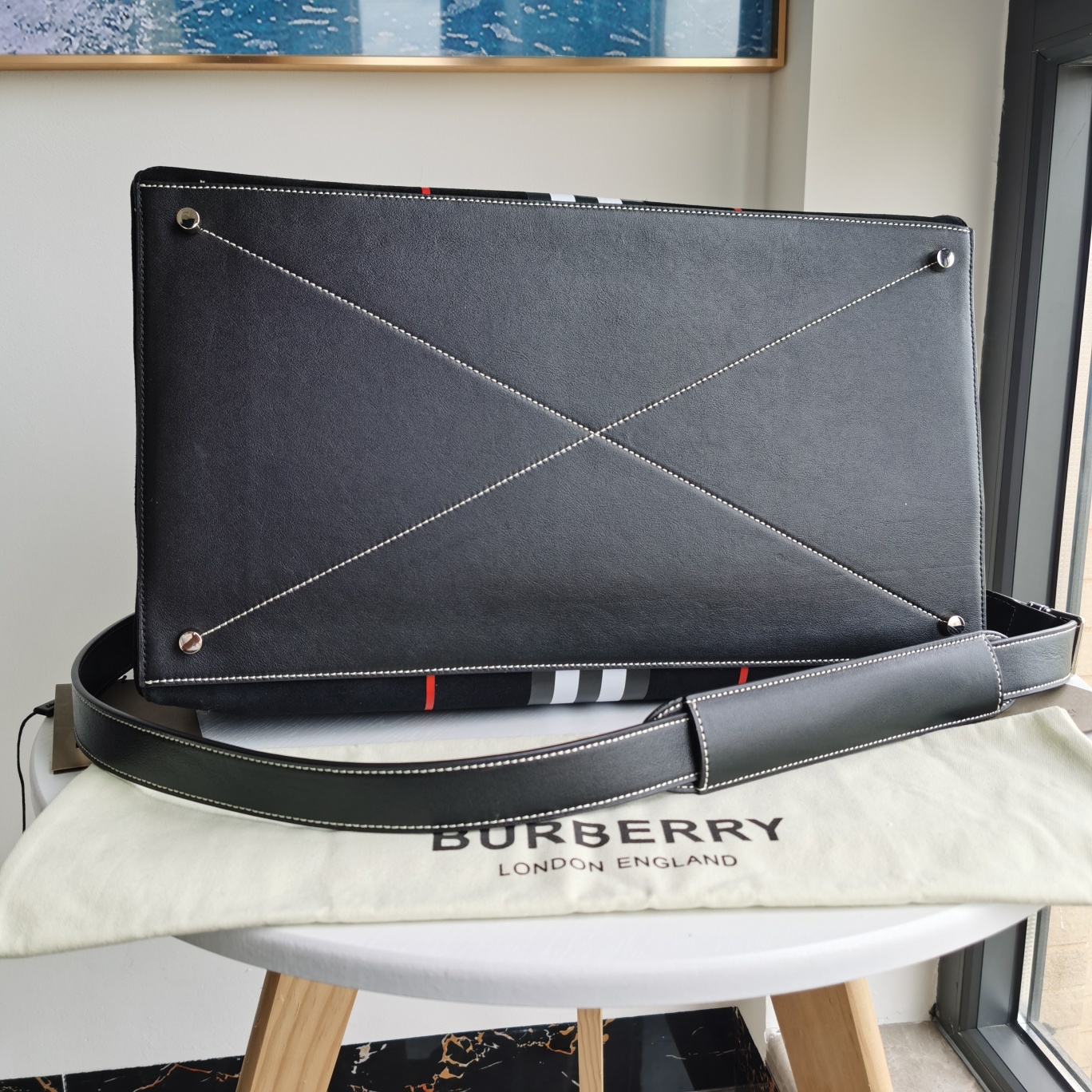 B*urberry Top Bag 46*30*28cm