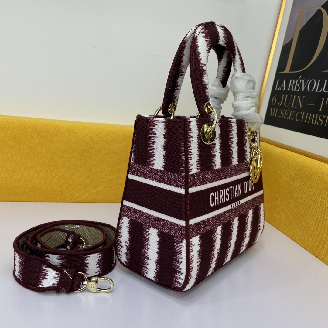 D*ior Top Bag 24*20*11cm