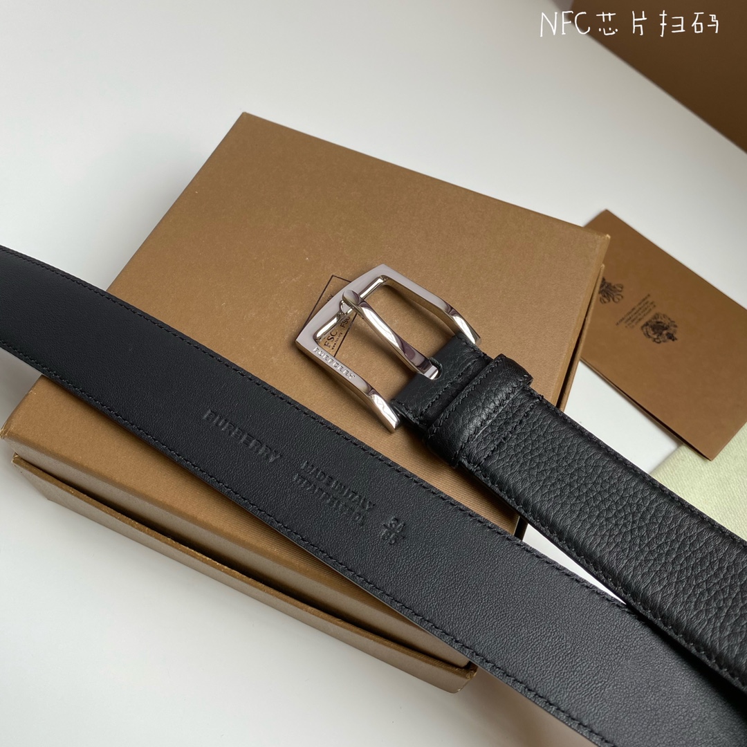 B*urberrry Belts Top Quality 35mm