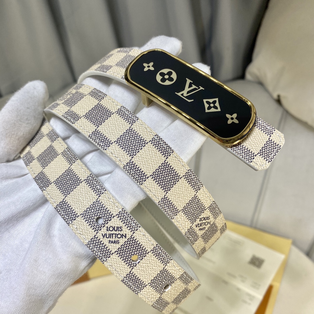 L*ouis V*uitton Belts Top Quality 25MM