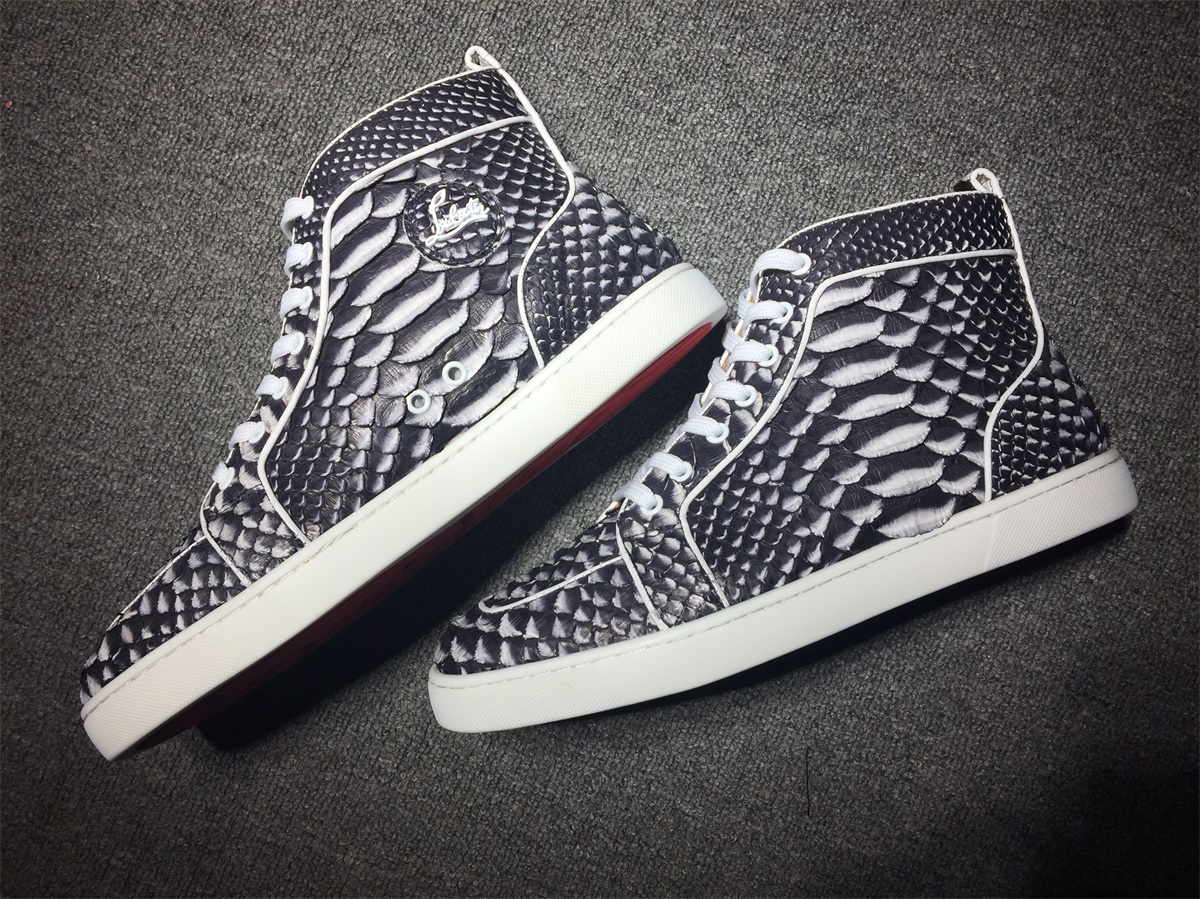 C*ristian L*uboutin Python Sneaker