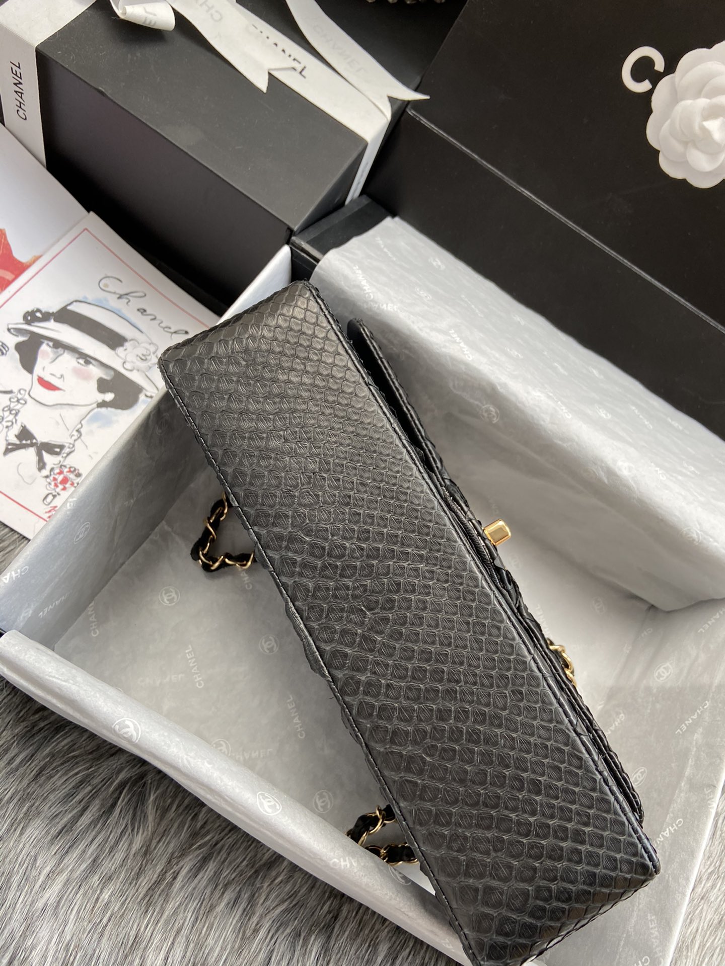 C*hanel Top Bag 25.5*7*16CM