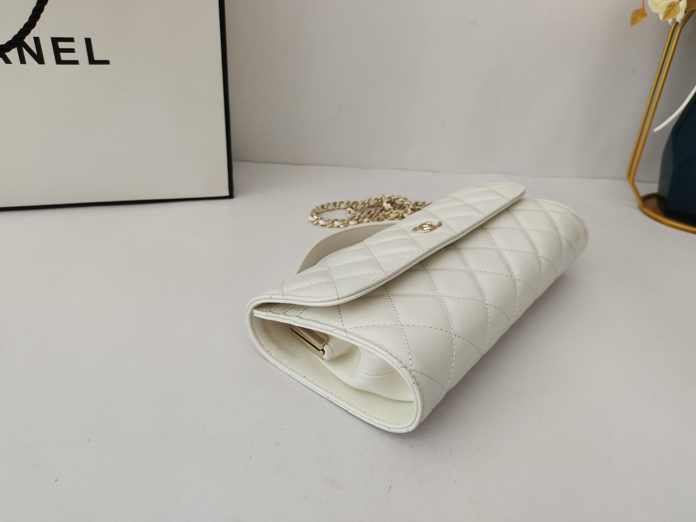 C*hanel Top Bag 12.4*22.3*5.7CM