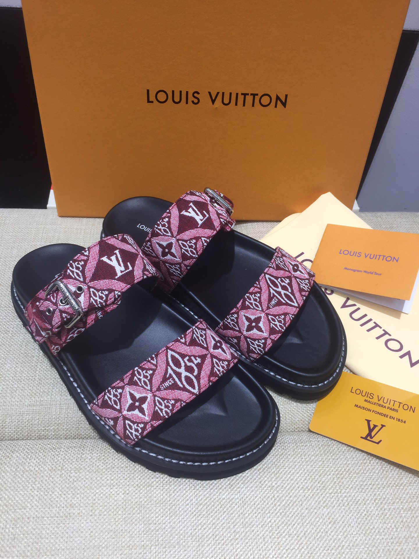 Women L*ouis V*uitton Top Slippers