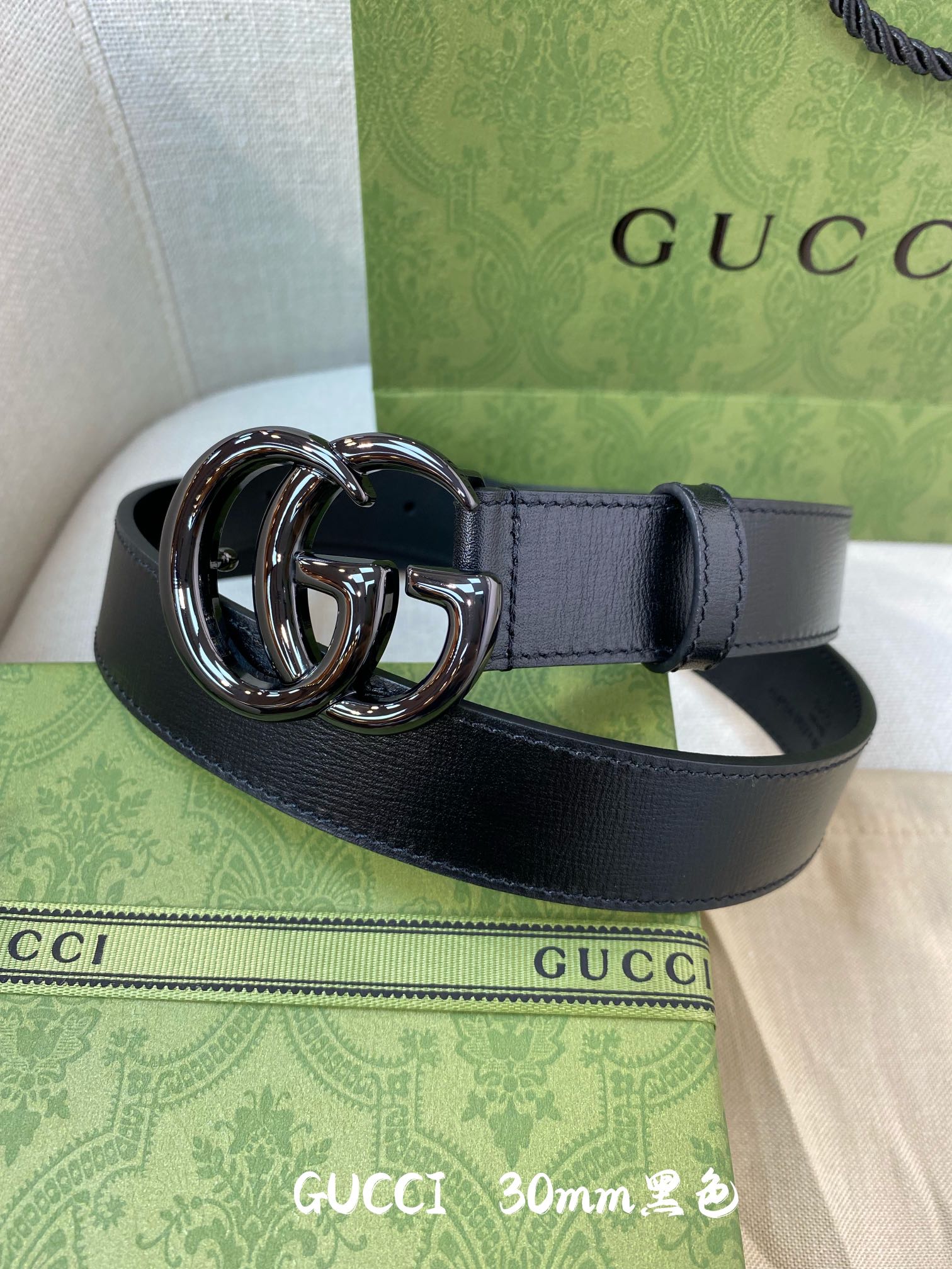 G*ucci Belts Top Quality 30MM