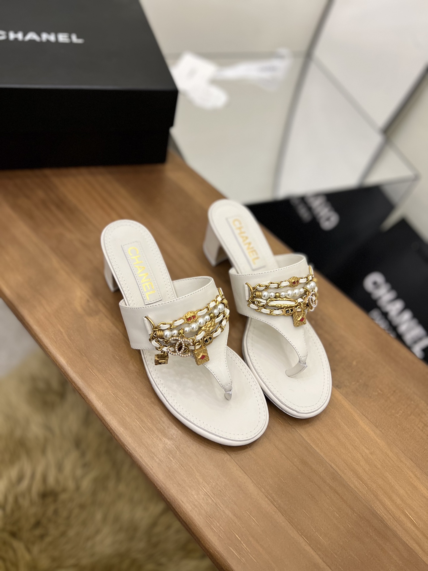 Women C*hanel Top Sandals