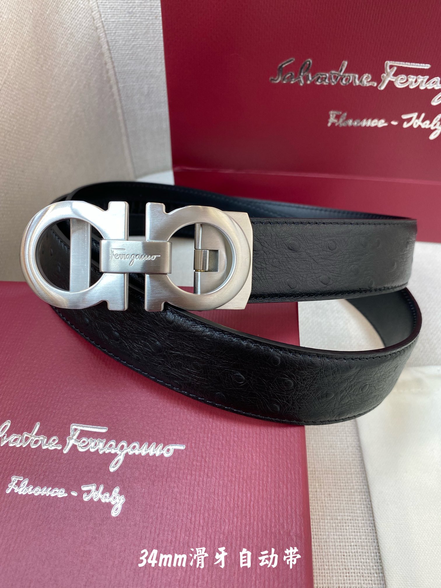 F*erragamo Belts Top Quality 3.5 CM