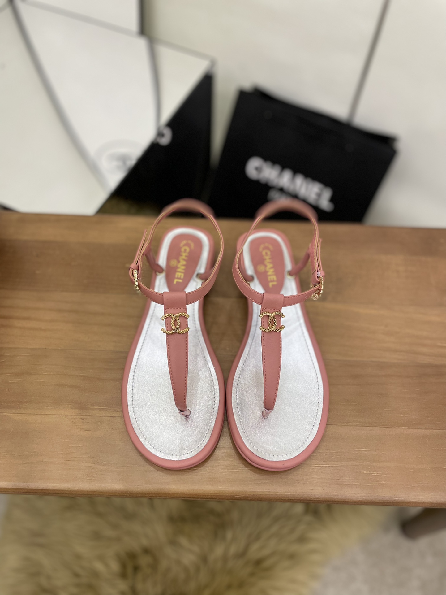 Women C*hanel Top Sandals