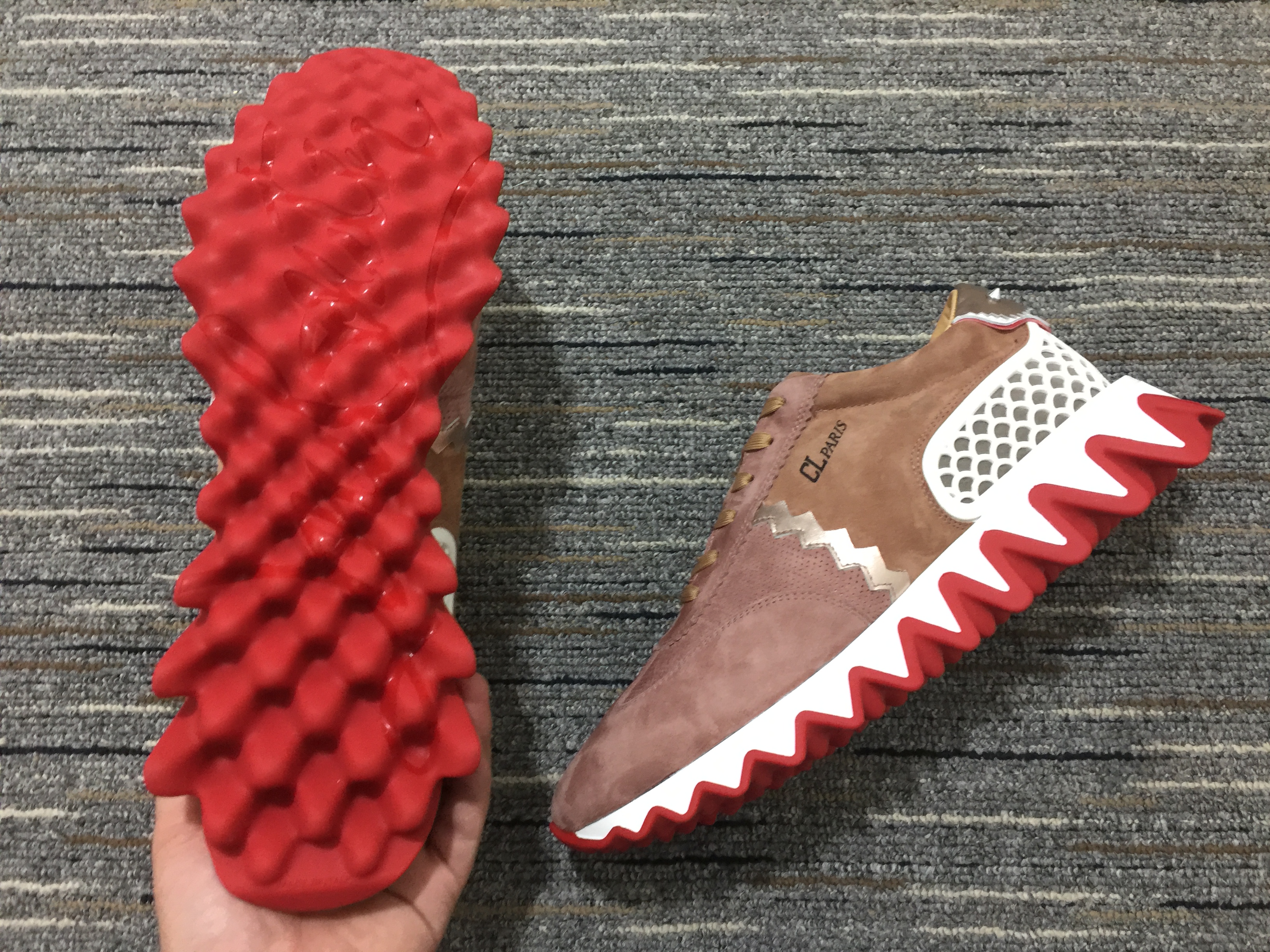 Men C*hristian L*ouboutin Aurelien Flat Top Sneakers