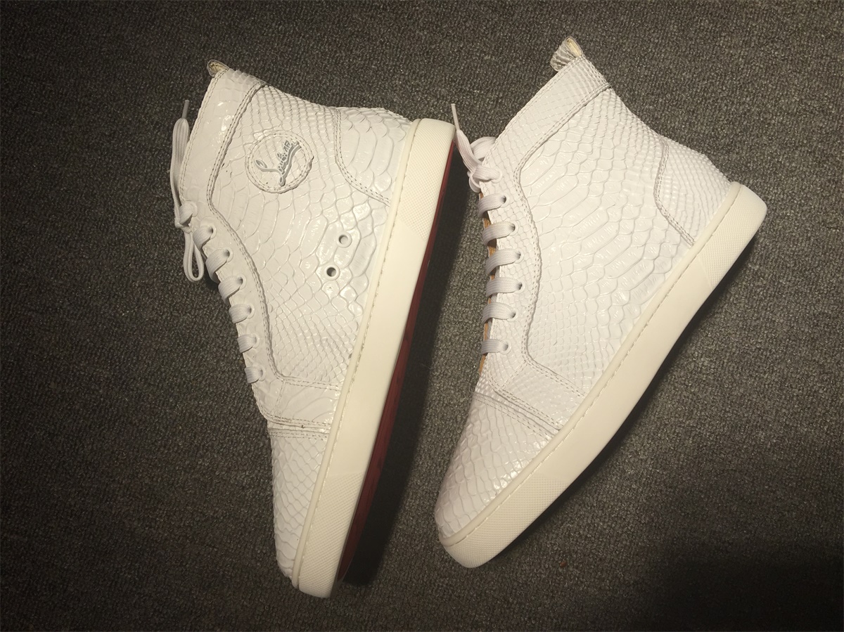 C*ristian L*uboutin Python Sneaker