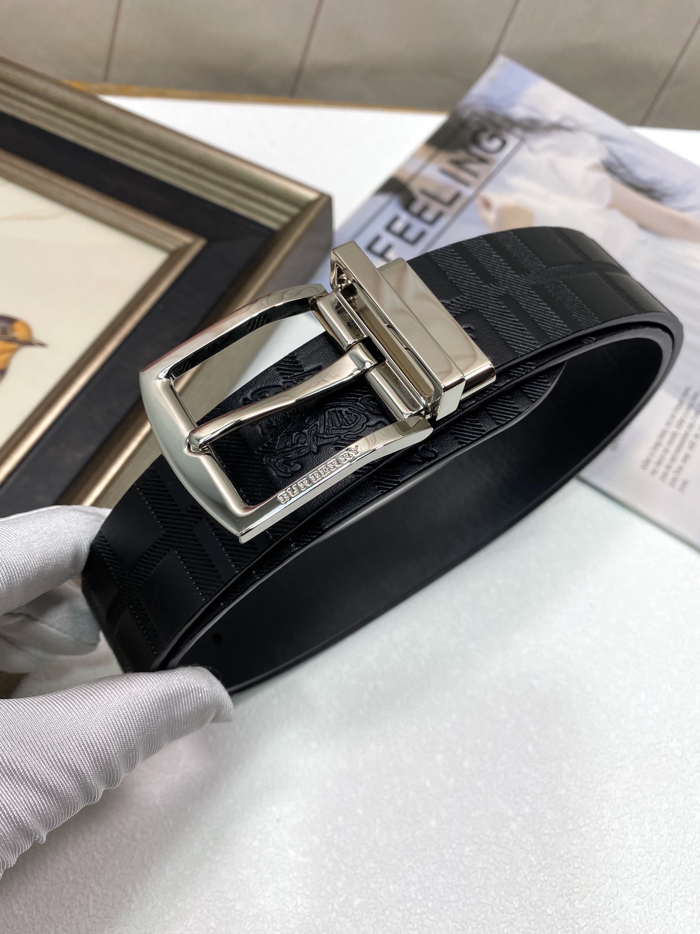 B*urberrry Belts Top Version 35MM