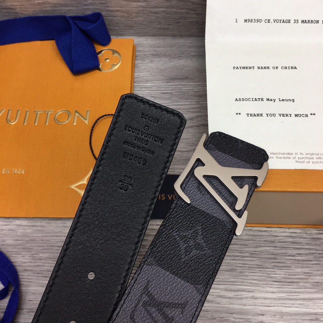 L*ouis V*uitton Belts Top Quality 40MM
