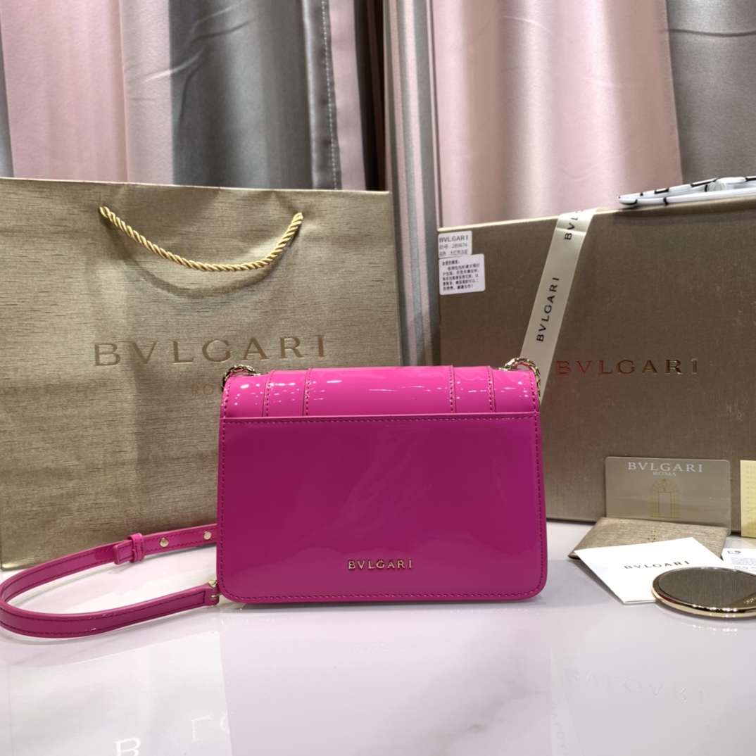 B*vlgari Top Bag 19*13*7cm