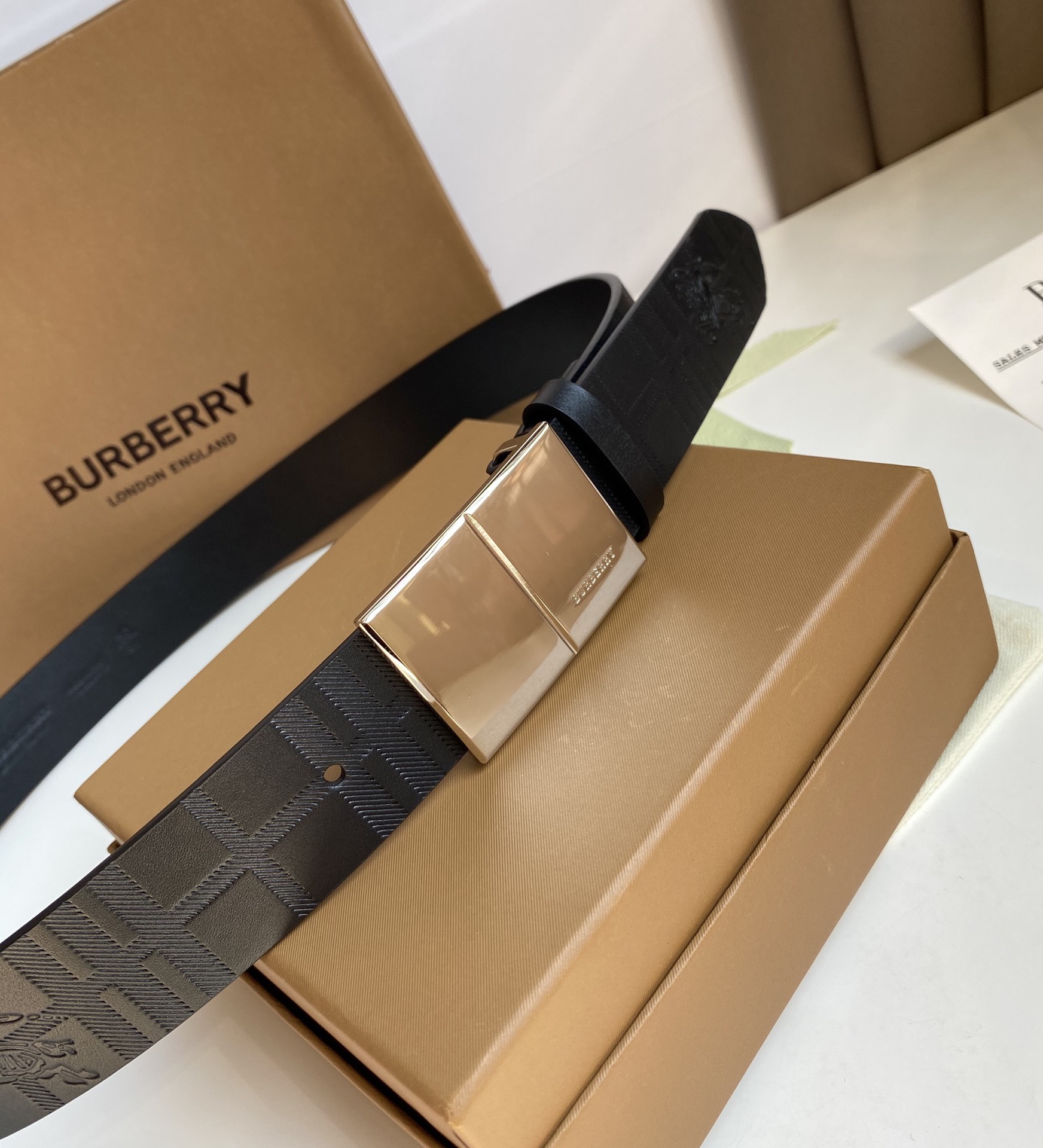 B*urberrry Belts Top Quality 35MM