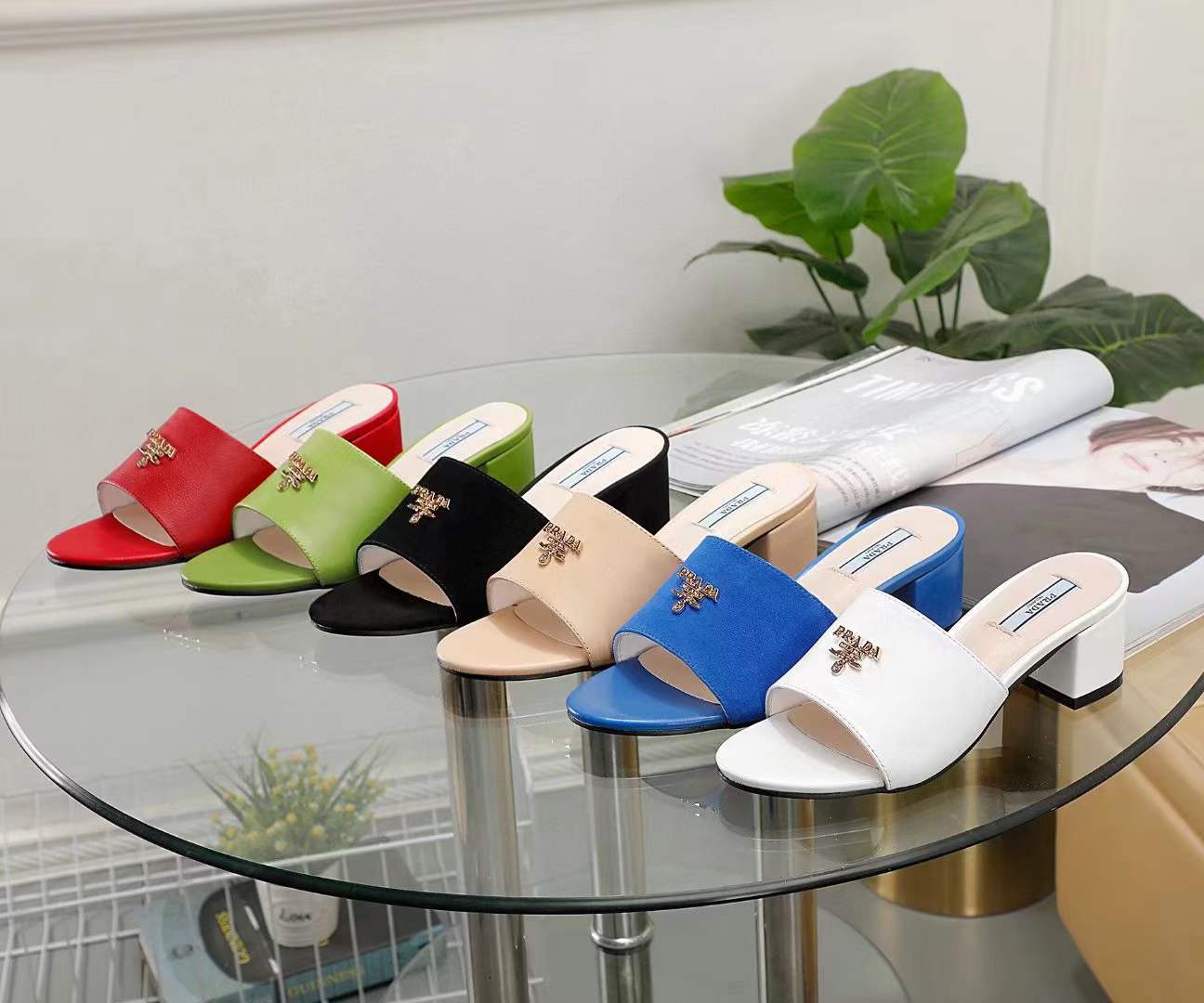 Women P*rada Top Sandals