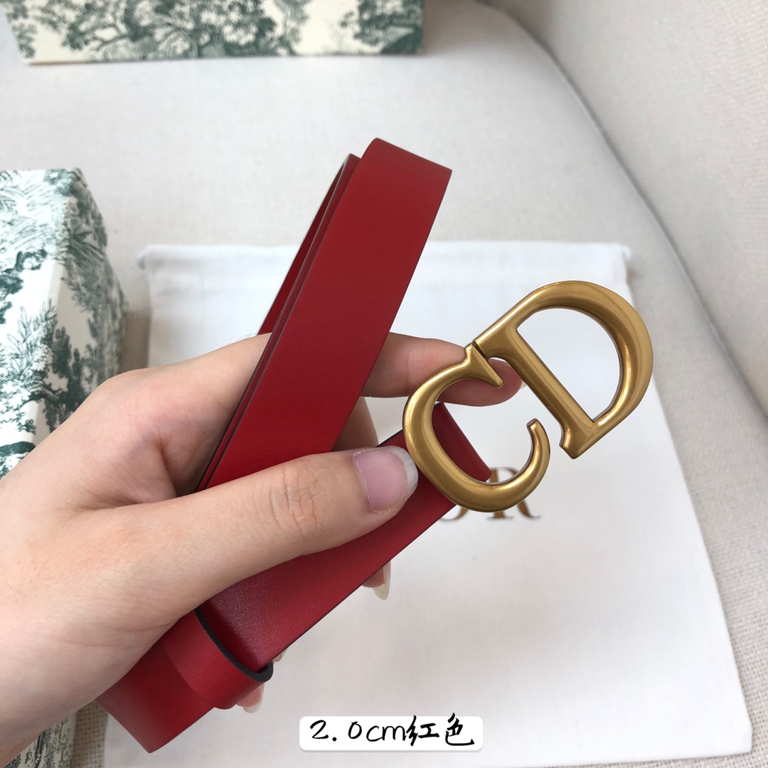 D*ior Belts Top Quality 20mm