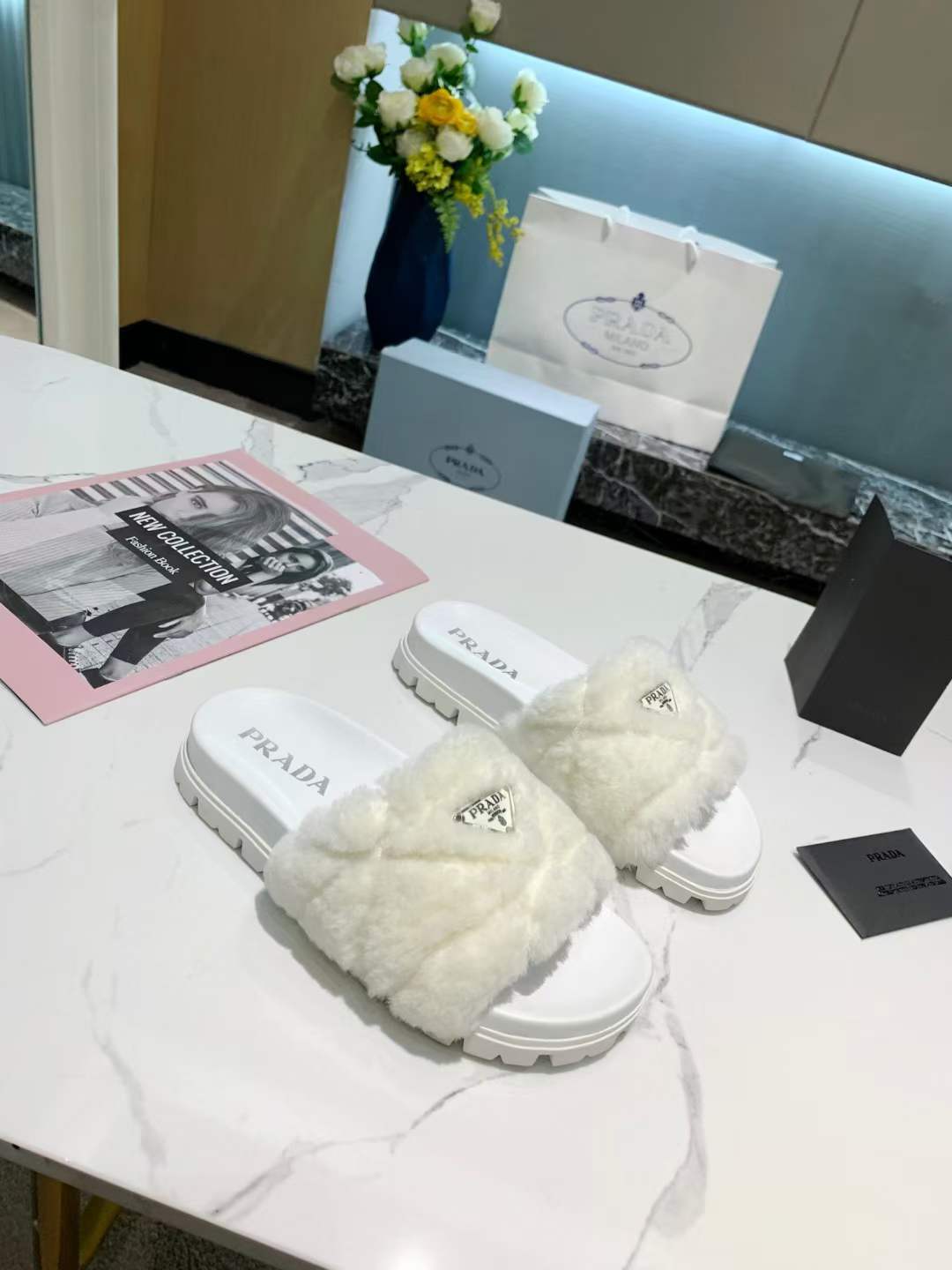 Women P*rada Top Sandals