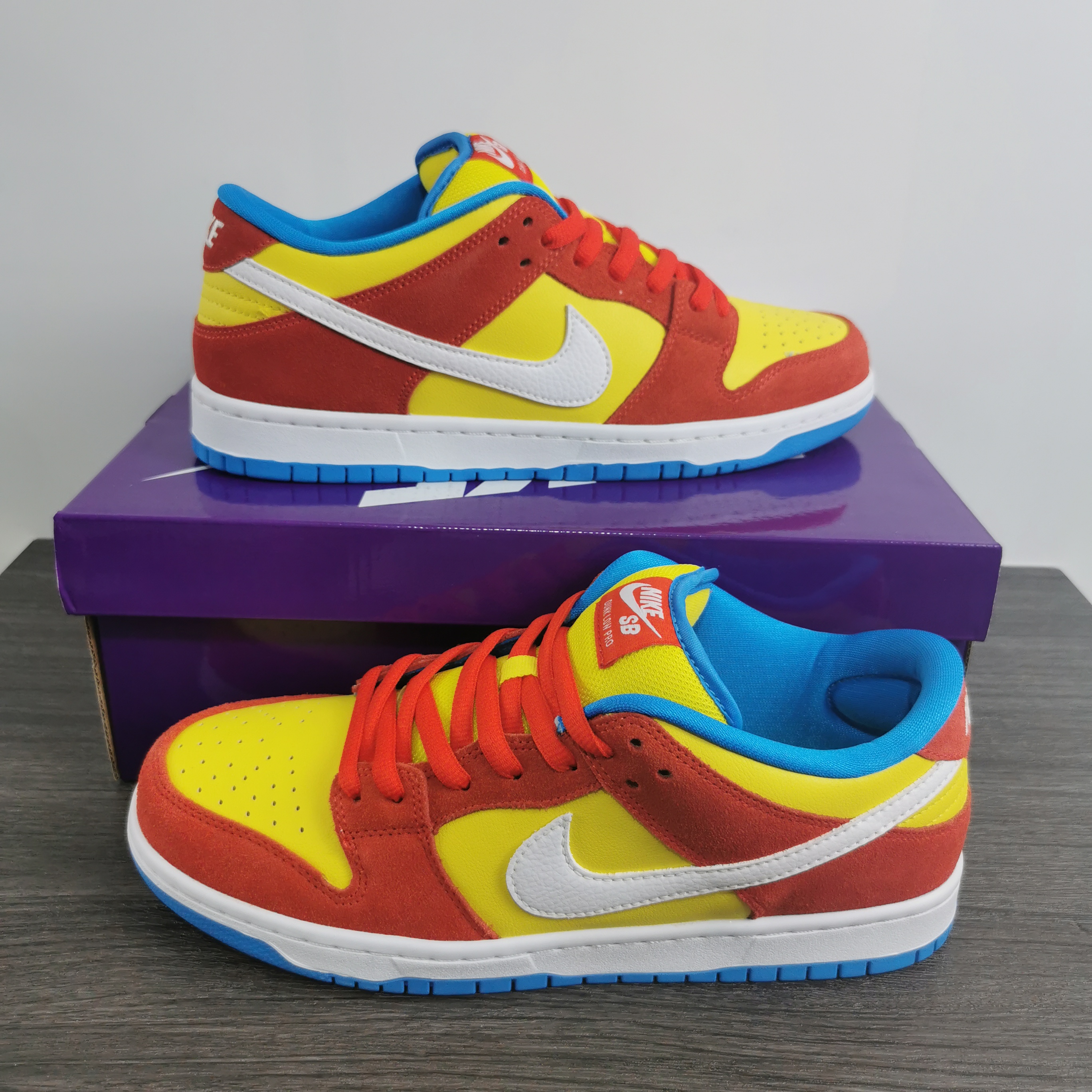 from NIKE DUNK LOW Bart Simpson BQ6817-602