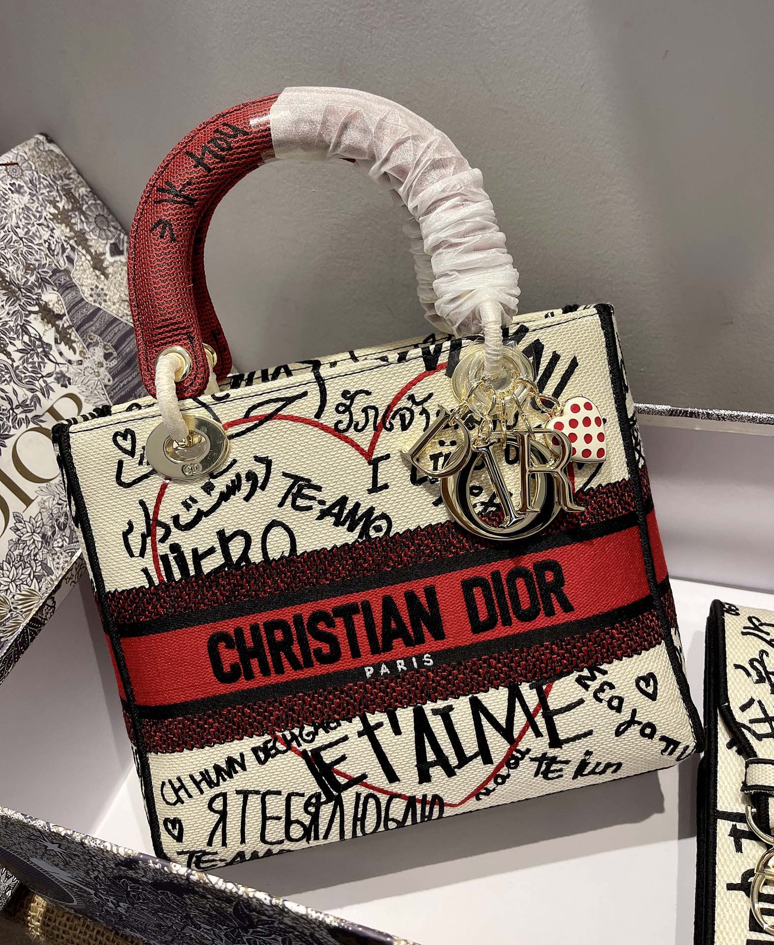 D*ior Top Bag 24*20*11cm