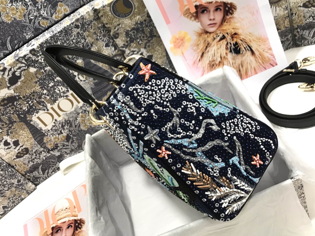 D*ior Top Bag 24*20*11cm