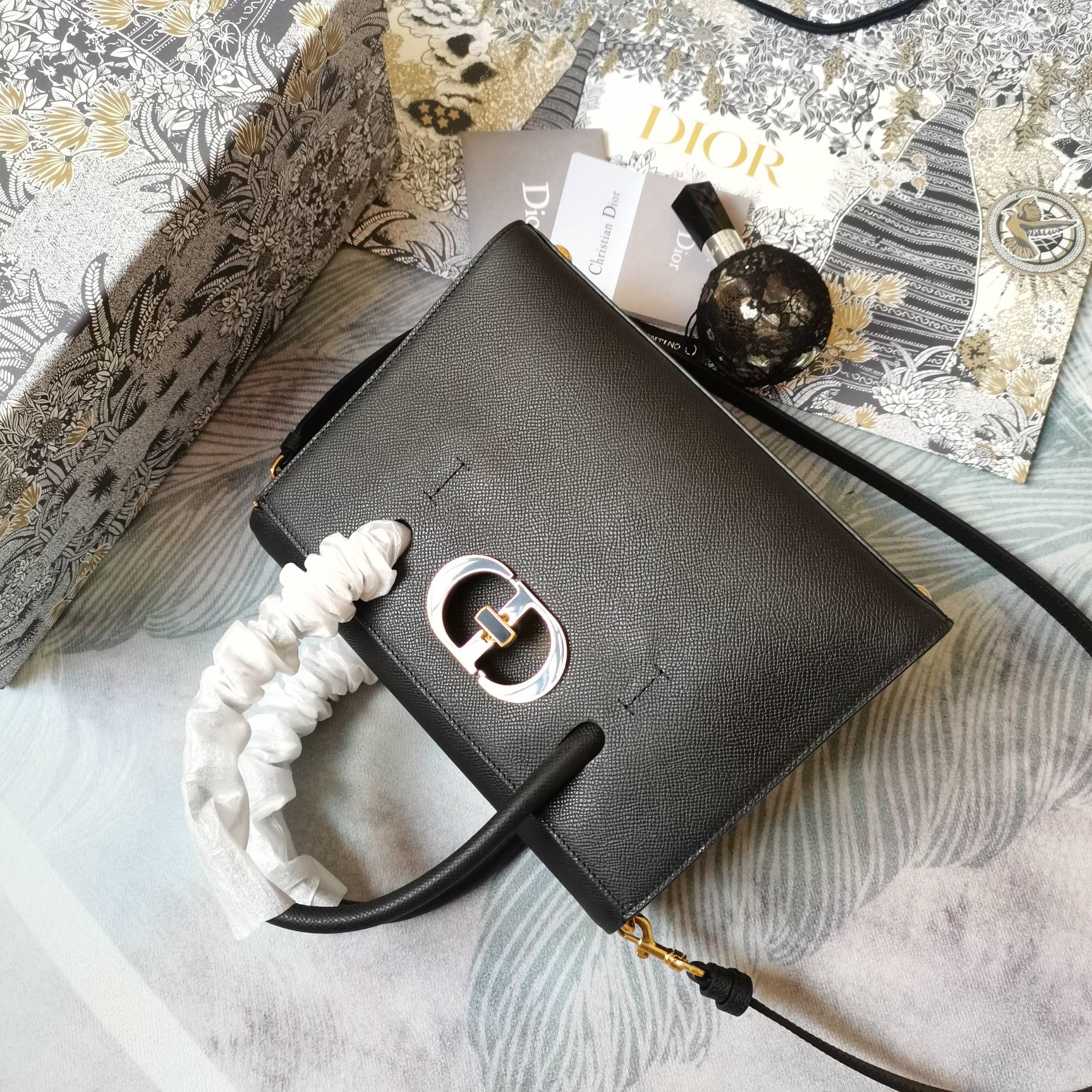 D*ior Bag Top Quality 25*19*12CM