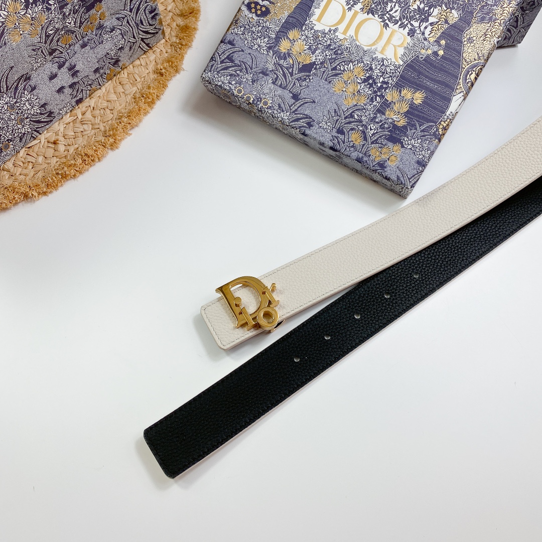 D*ior Belts Top Quality 34MM