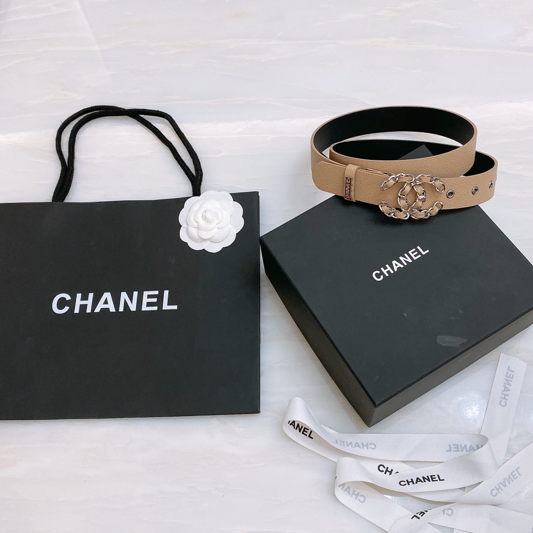 C*hanel Belts Top Quality 30MM