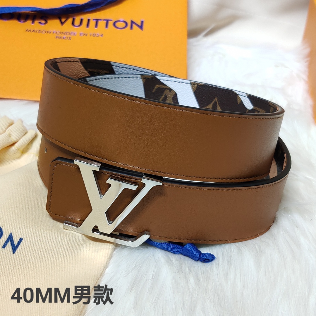 L*ouis V*uitton Belts Top Quality 40MM