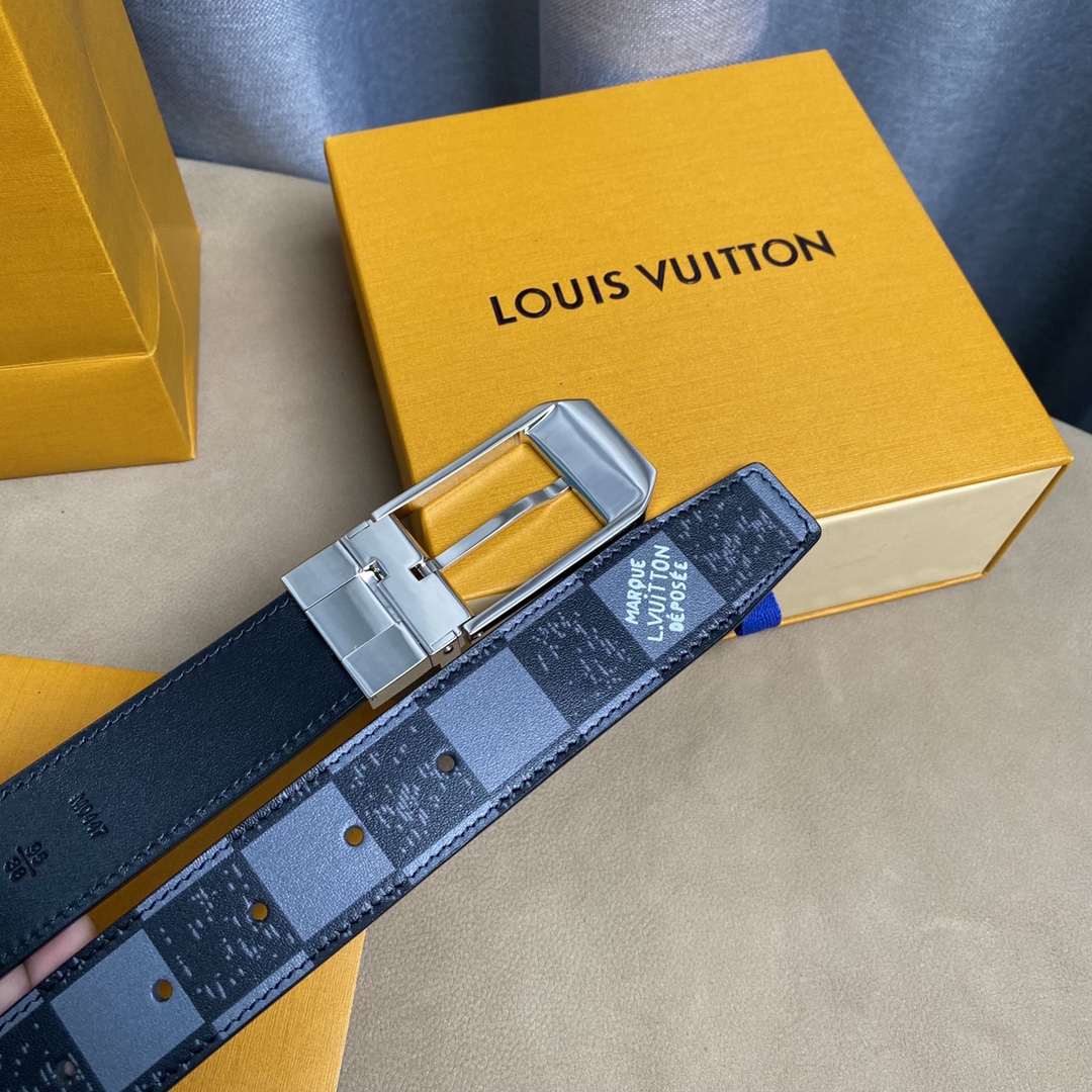 L*ouis V*uitton Belts Top Quality 35MM