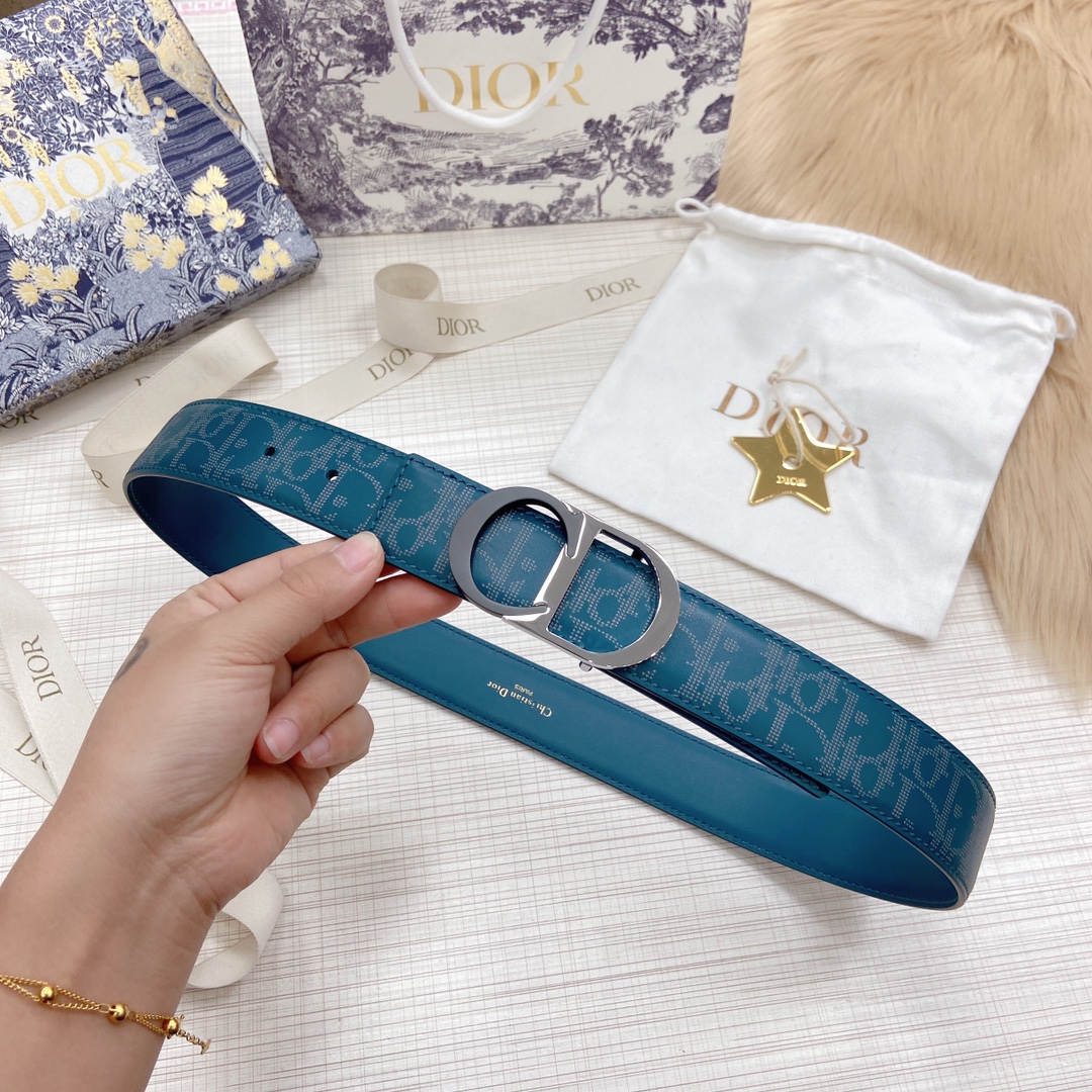 D*ior Belts Top Quality 34MM