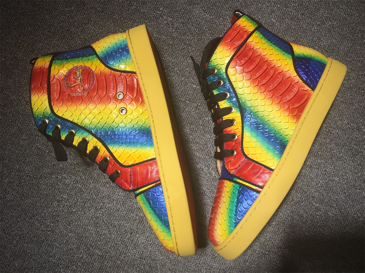 C*ristian L*uboutin Python Sneaker