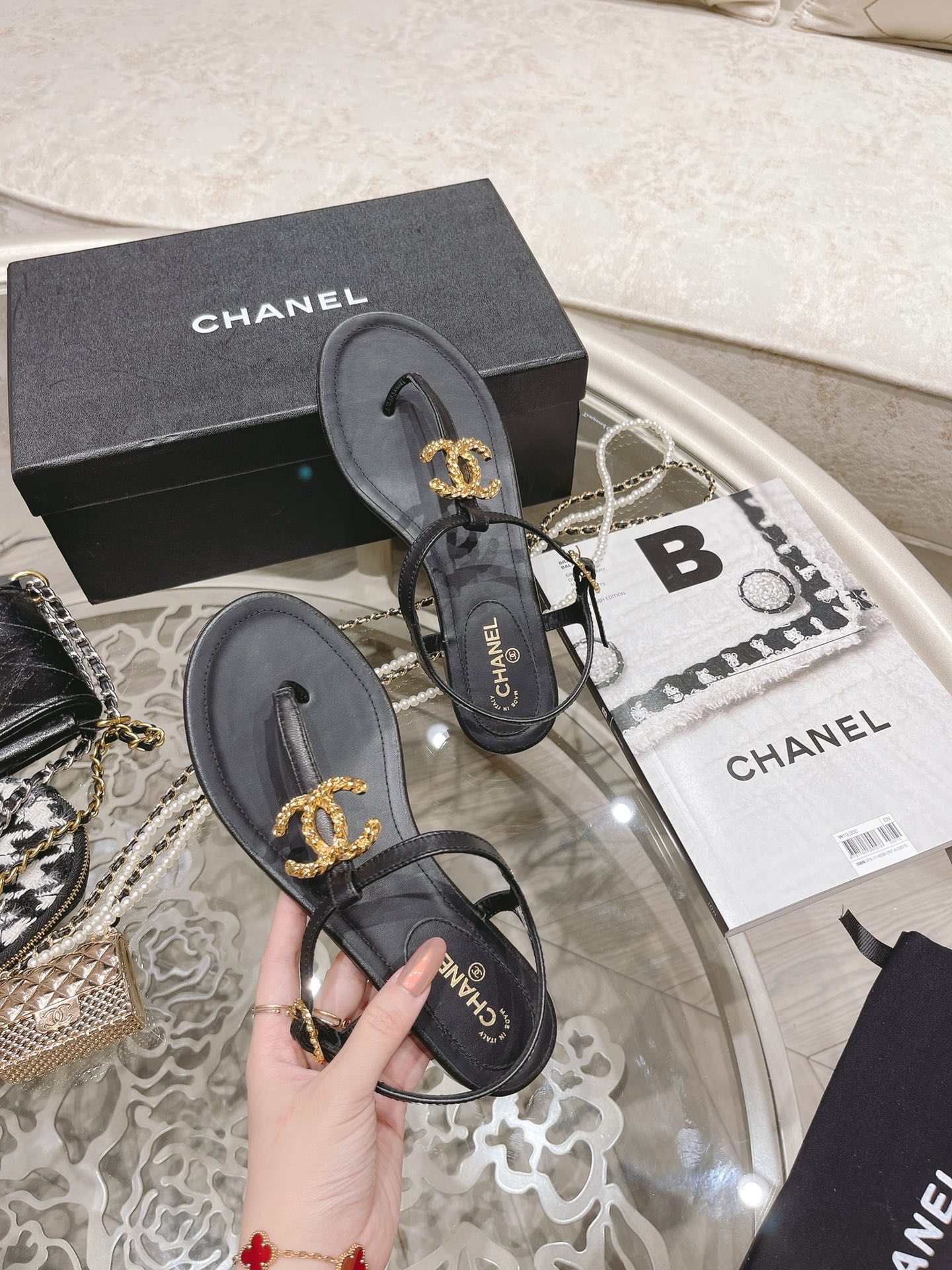 Women C*hanel Top Sandals