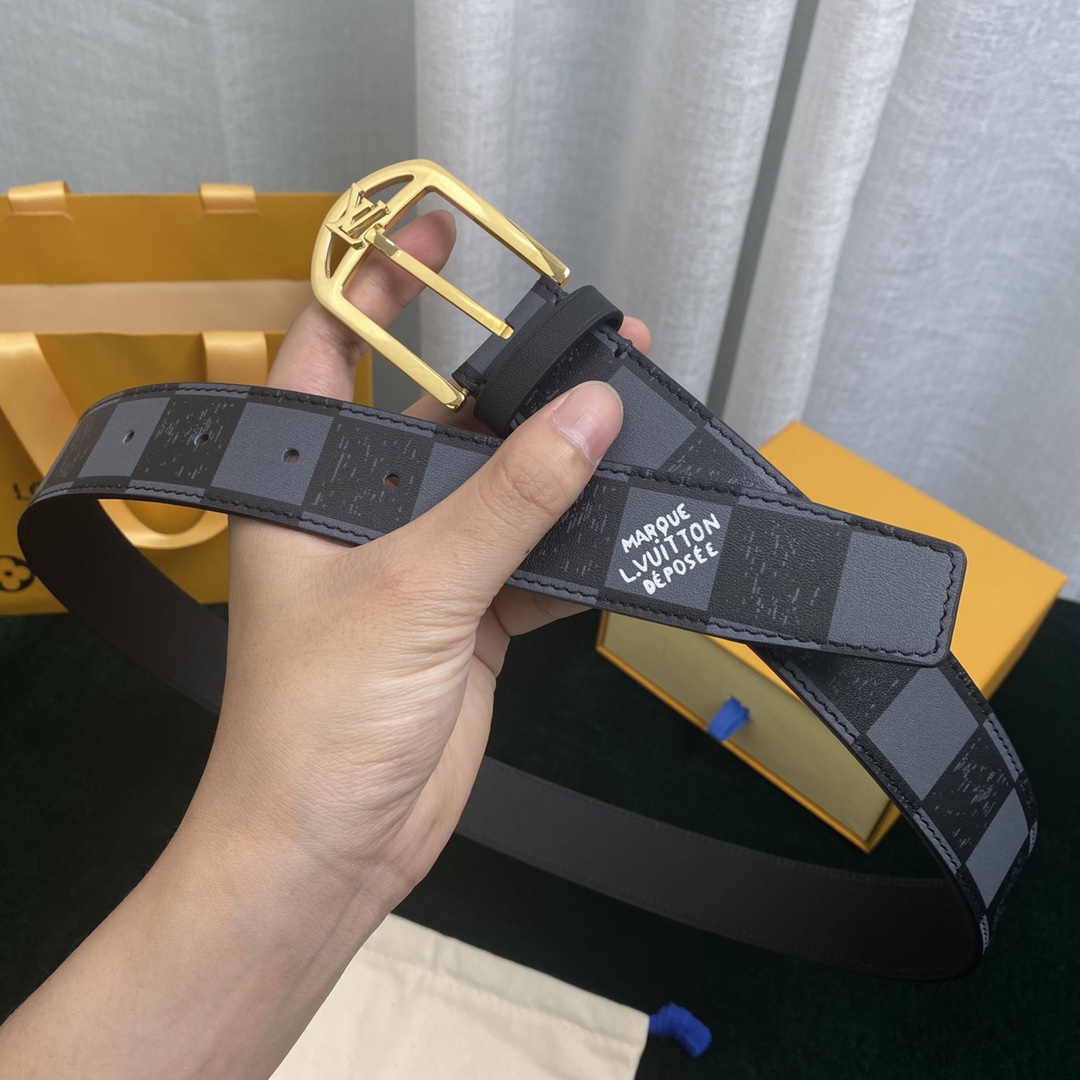 L*ouis V*uitton Belts Top Quality 35MM