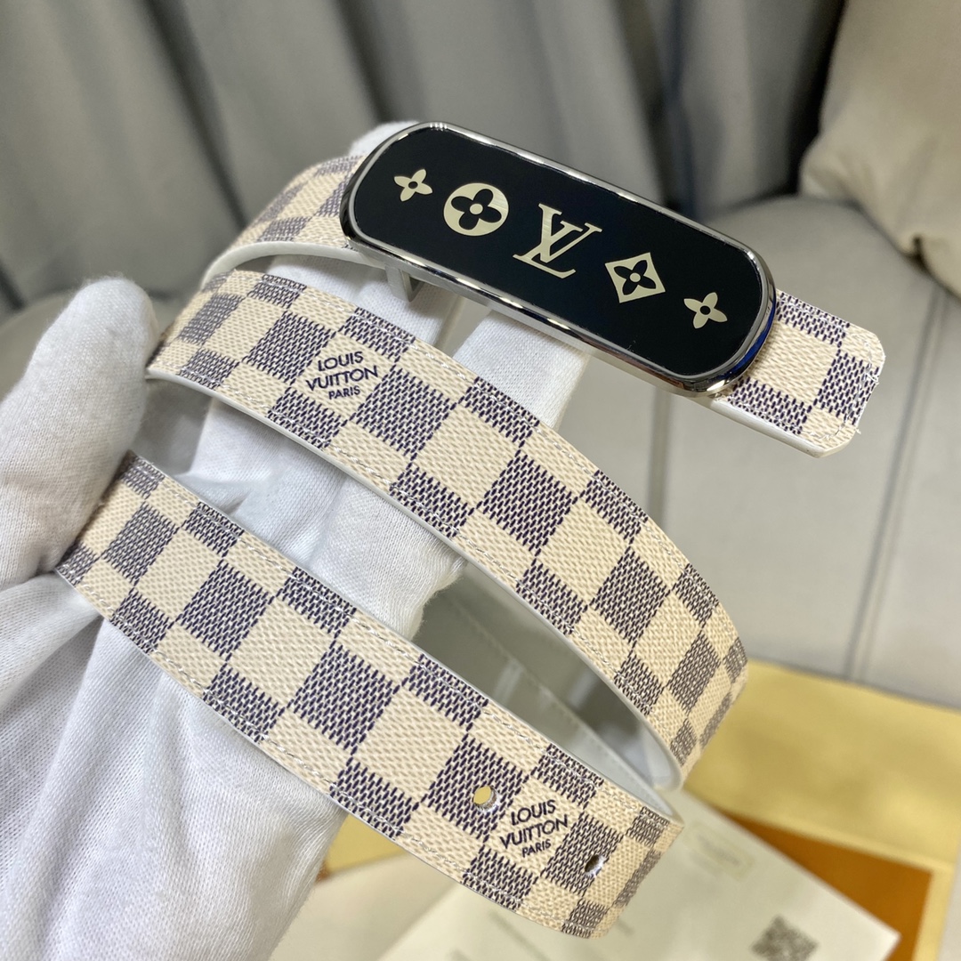 L*ouis V*uitton Belts Top Quality 25MM