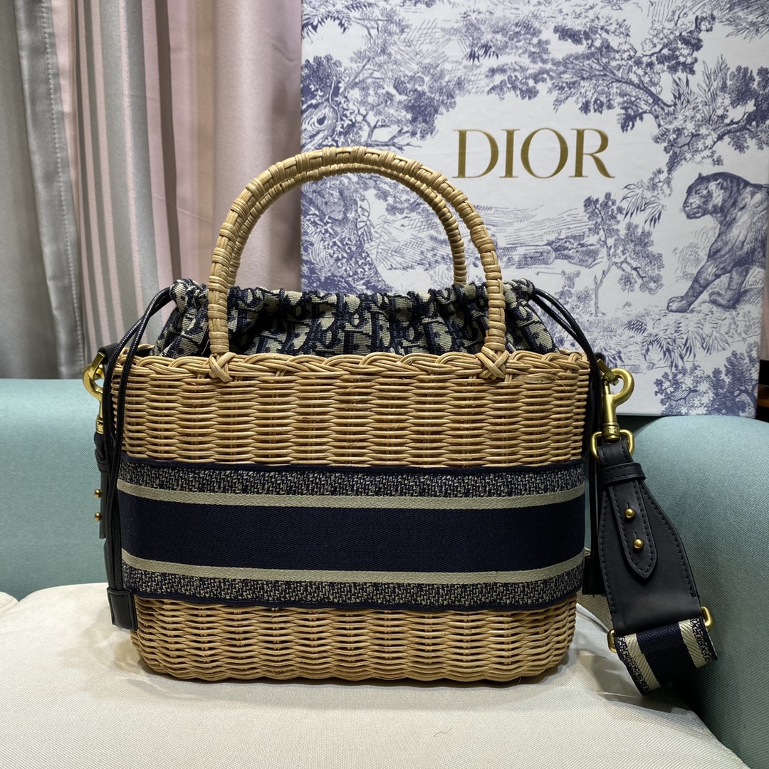 D*ior Top Bag 30*21*15cm