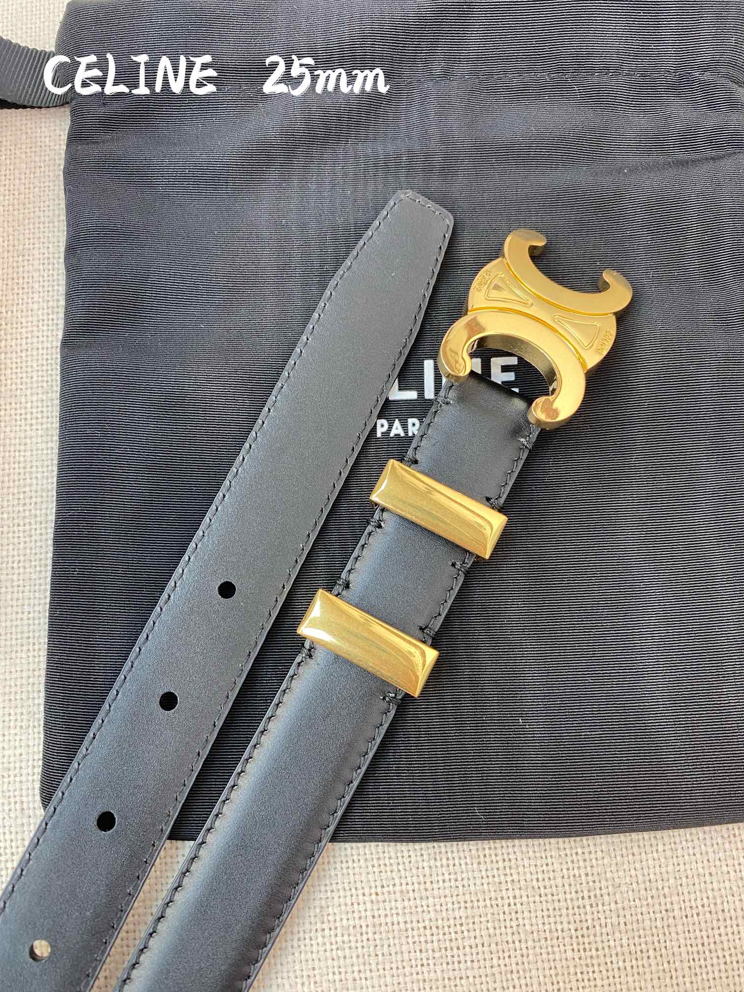 C* eline Belts Top Quality 25MM