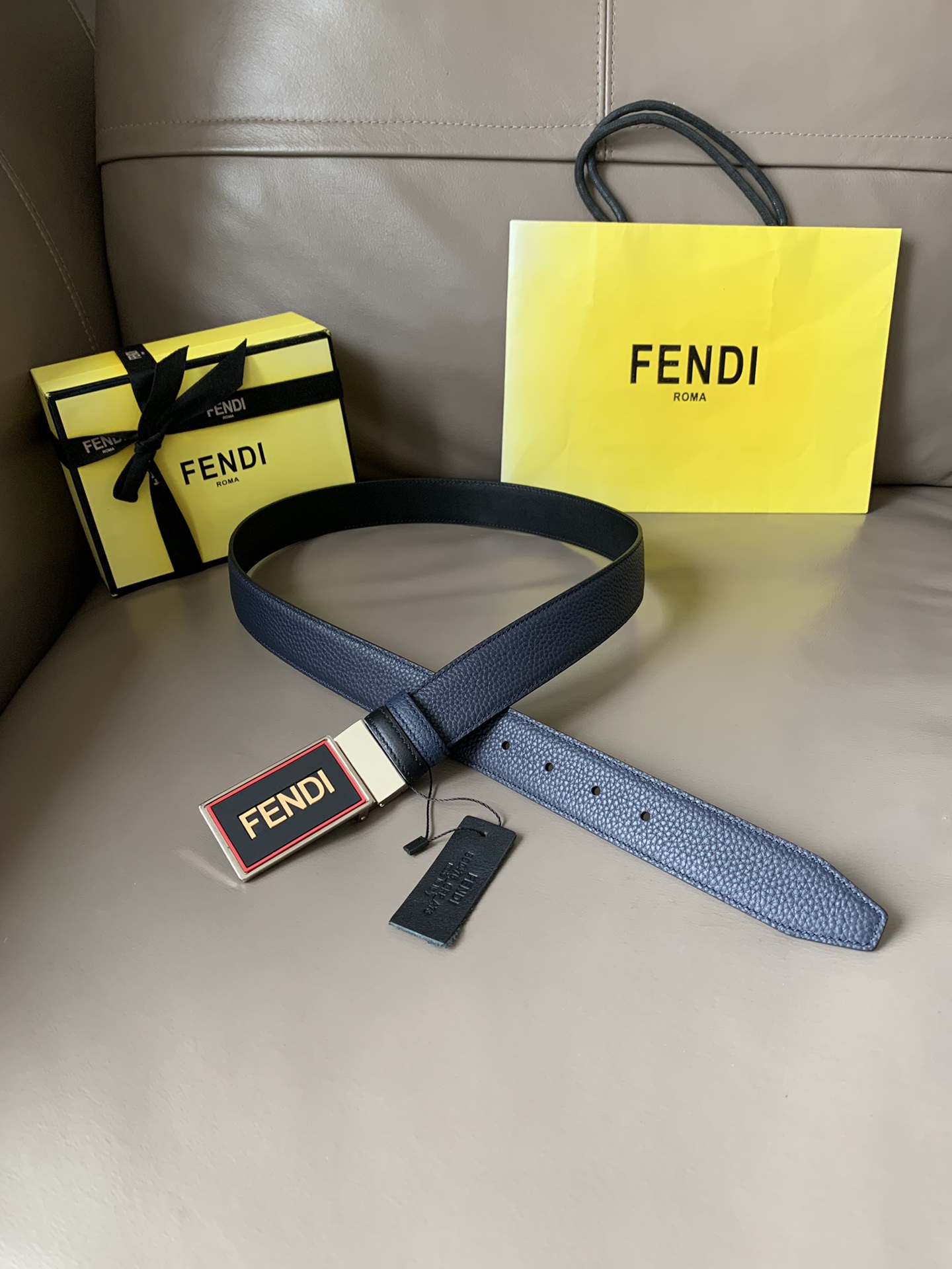 F*endi Belts Top Quality 34MM
