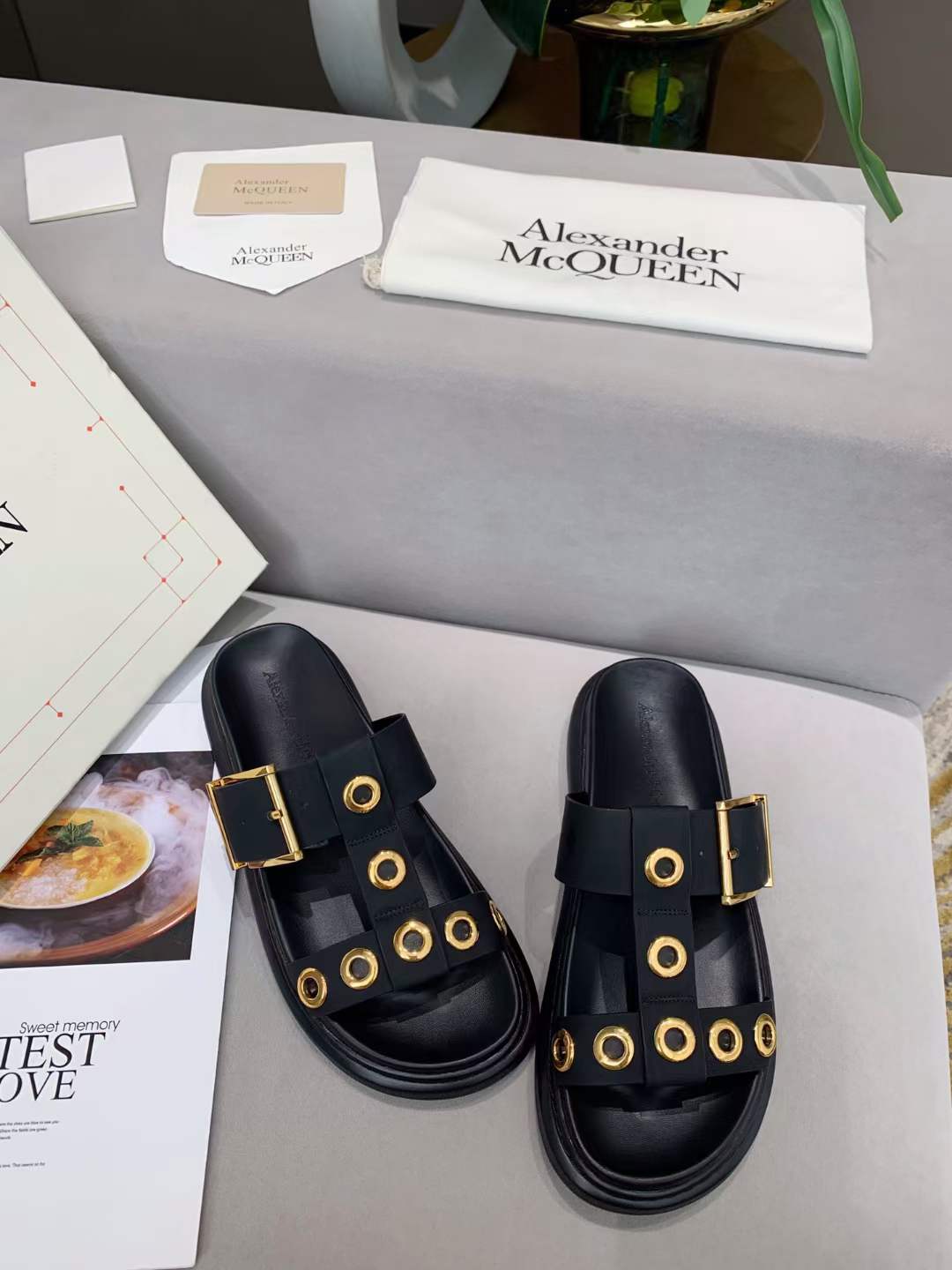 Women A*lexander M*cqueen Top Sandals