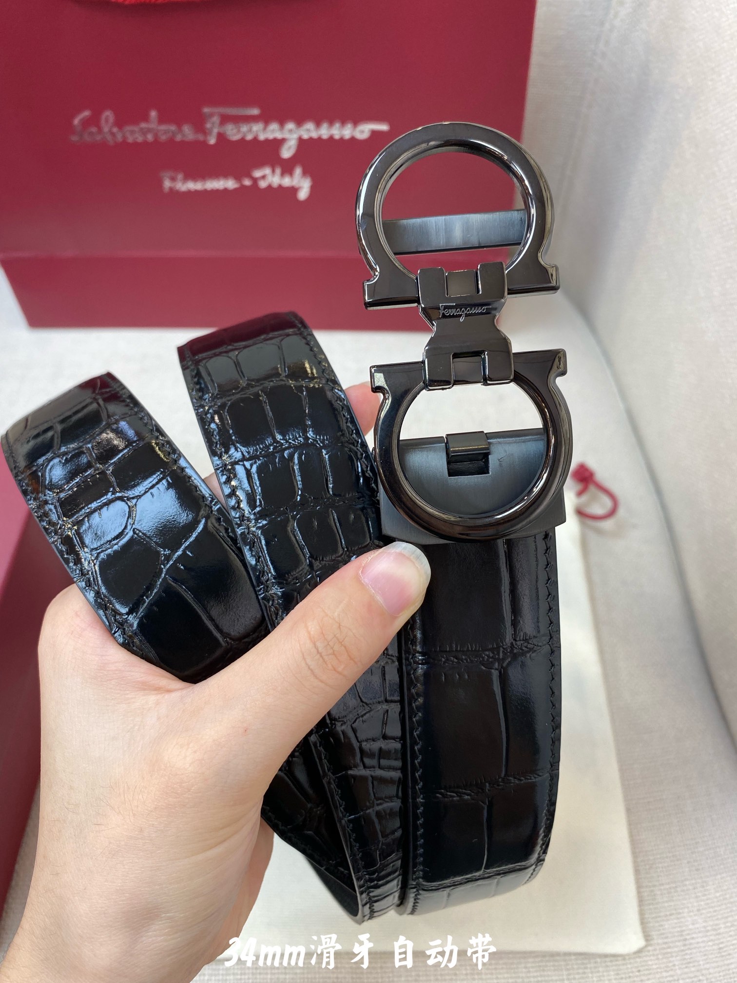 F*erragamo Belts Top Quality 3.5 CM